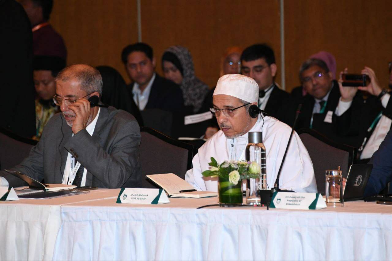 رئيس المجلس الاسلامي الاعلى فضيلة الشيخ الدكتور مبروك زيد الخير في اجتماع مجموعة الرؤية الاستراتيجية “روسيا – العالم الإسلامي”