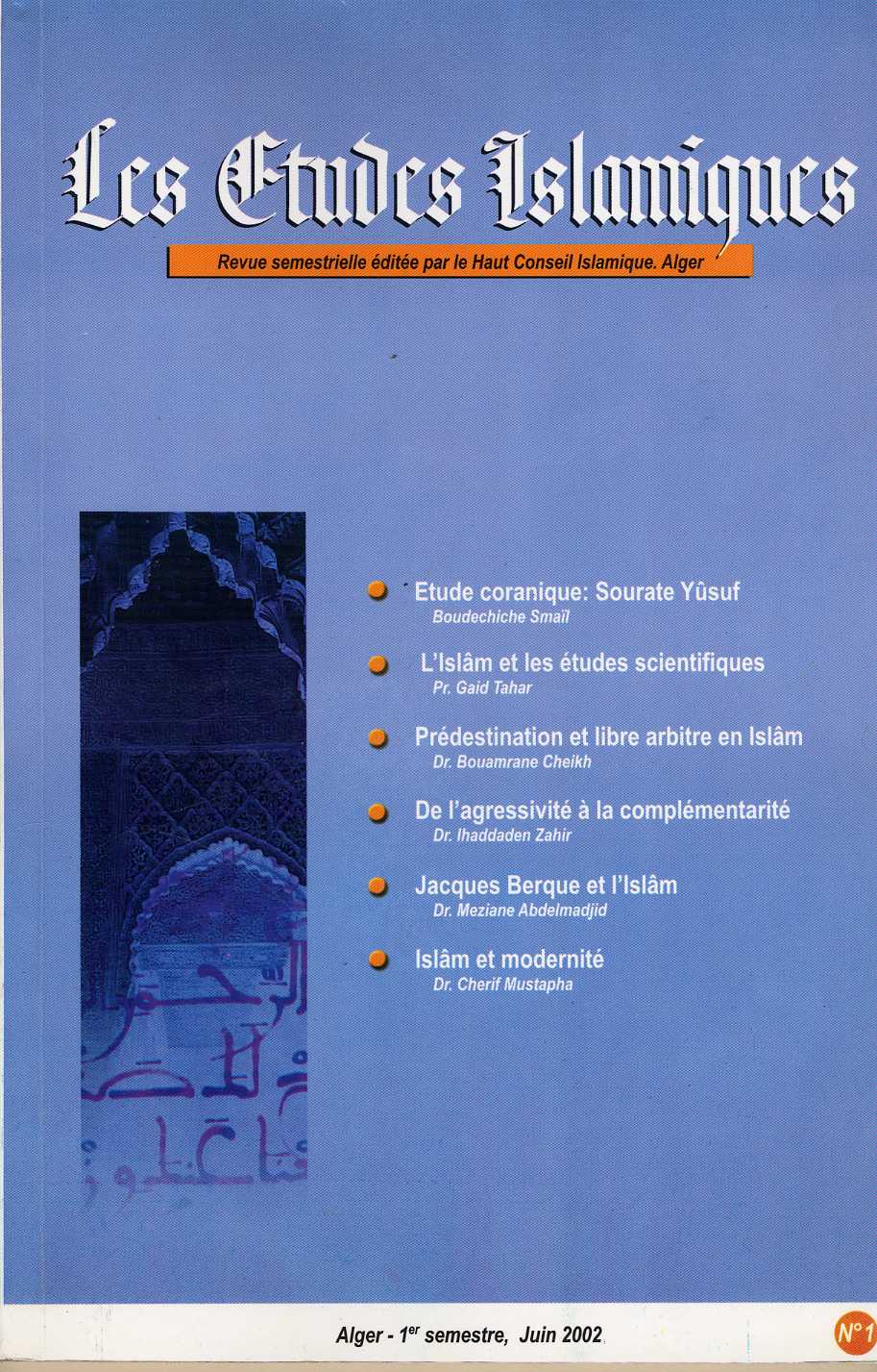 Les Etudes Islamiques N°01
