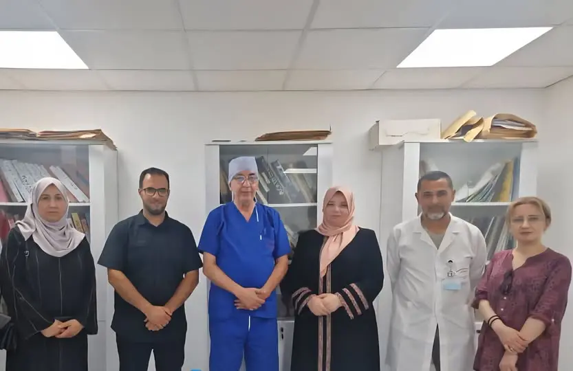 زيارة الأطفال المصابين في حريق مؤسسة الطفولة المسعفة