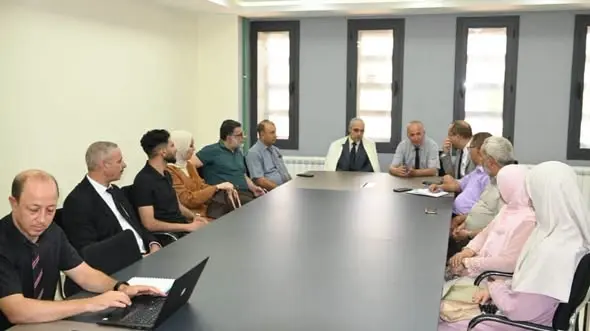 استقبال رئيس المجلس الإسلامي الأعلى، الأستاذ الدكتور مبروك زيد الخير، اليوم، رفقة وفد من إطارات من طرف البروفيسور مختاري زوهير، مدير مركز البحث في الإعلام العلمي والتقني