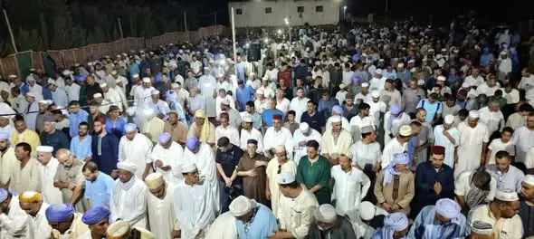 مشاركة في أمسية قرآنية أقيمت بزاوية مهاجة ببلدية مسيد، ولاية سيدي بلعباس.