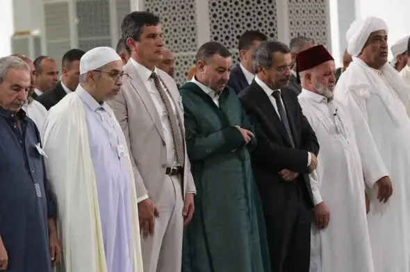 رئيس المجلس الإسلامي الأعلى يشارك في مراسم إحياء ليلة المولد النبوي الشريف بجامع الجزائر