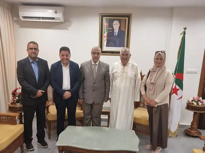 استقبال الأستاذ الدكتور مبروك زيد الخيرلوفد عن “مركز الأمير عبد القادر للبحوث والدراسات الاستراتيجية والحوار المتوسطي” بإيطاليا
